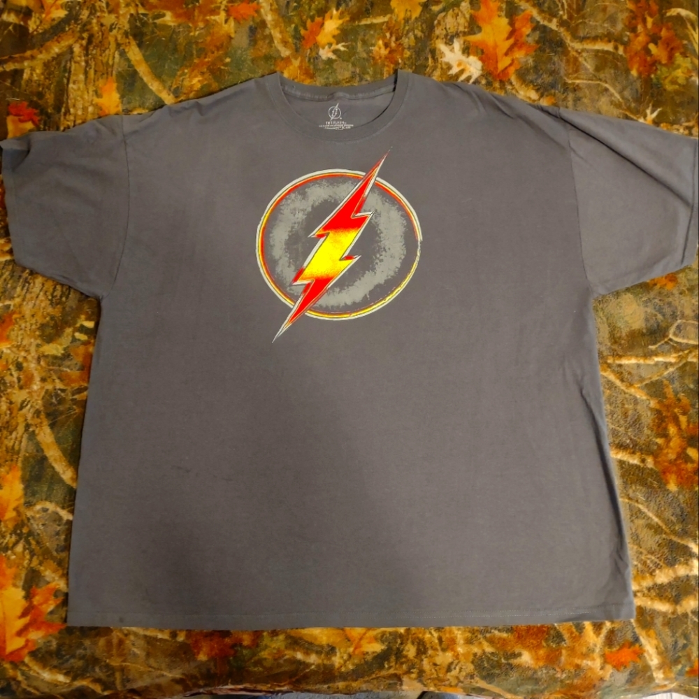 The Flash Distressed T-shirt  3XL (gray)